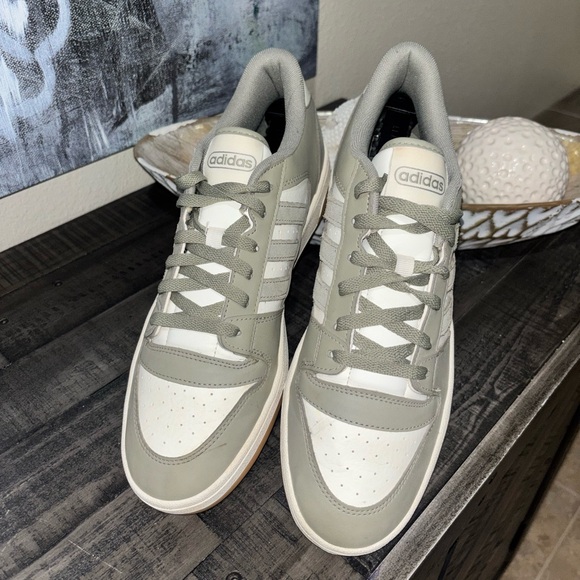 Adidas Break Start in Silver Pebble / Chalk White Mens SZ 11 - Picture 5 of 13